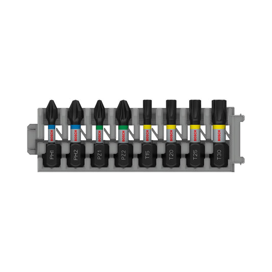 Juego de Puntas PRO Impact (PH/PZ/T)x25mm / 8 Pzas - Bosch - Herram.cl