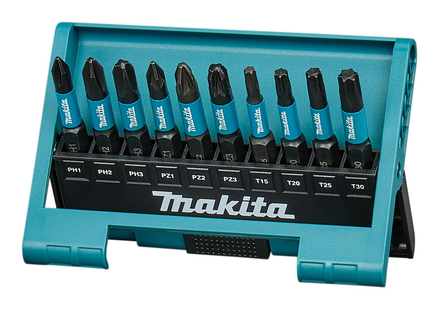 Set Puntas de Torsión Impact Black 50mm 10 Pzas - Makita - Herram.cl