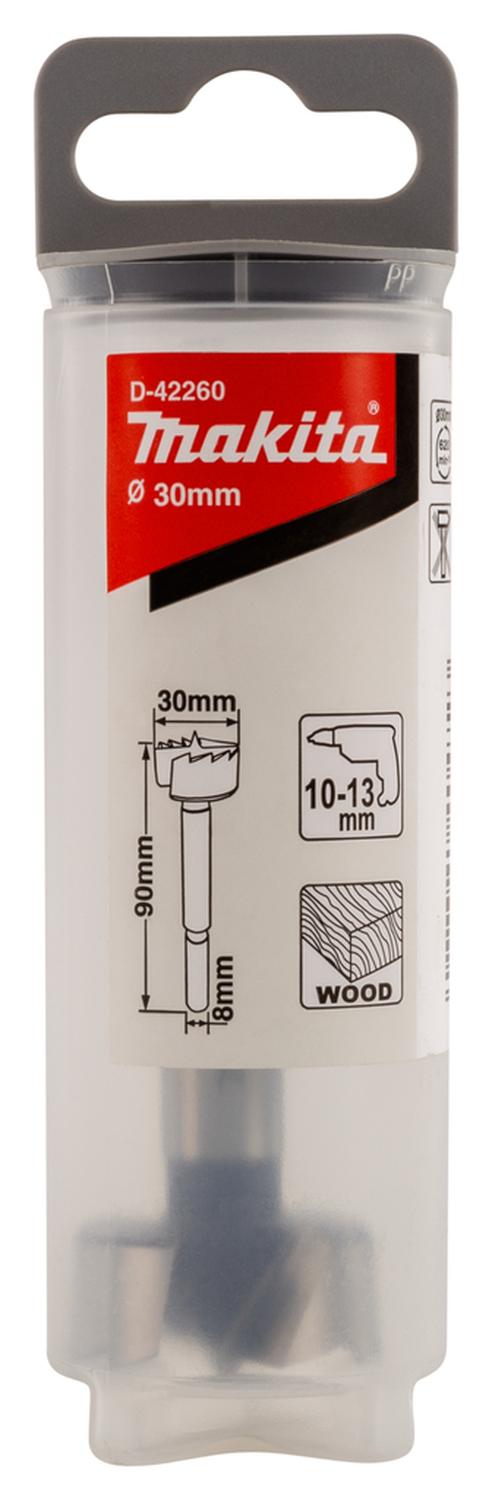 Broca Bisagra 30mm X 90mm (Forstner) Makita - Herram.cl