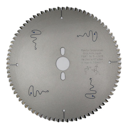 Disco Sierra Melamina TCT 250x30mm 80T Terminacion - Makita - Herram.cl
