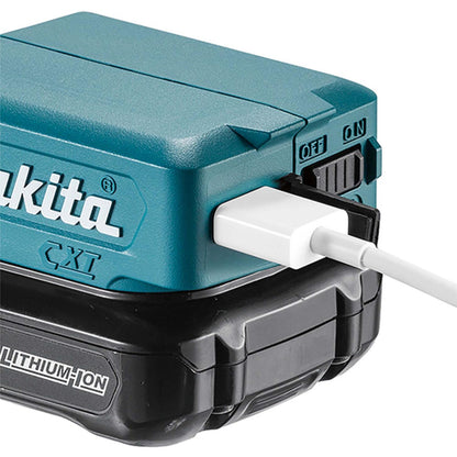 Adaptador USB Tipo A 2.1 Ah Para Baterías CXT 12V - Makita - Herram.cl