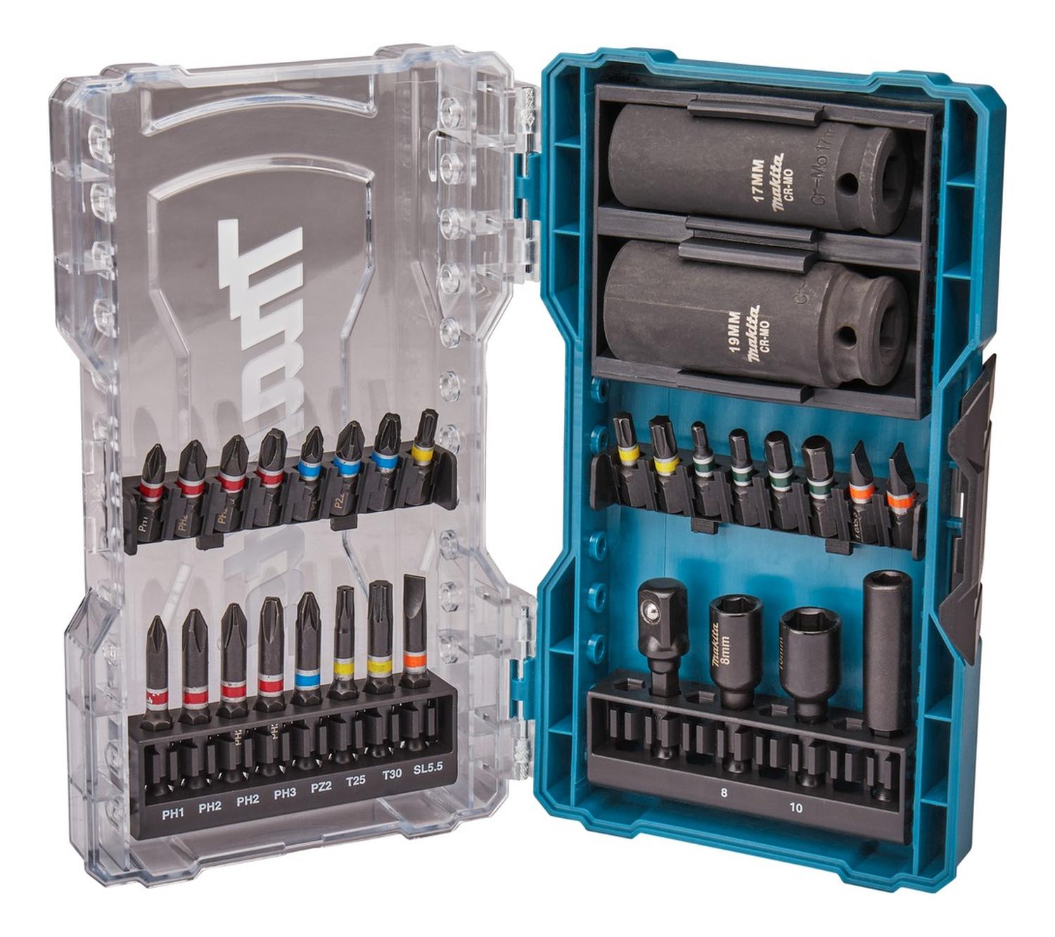 Set Puntas, Adaptadores y Dados 30 PZAS . - Makita - Herram.cl