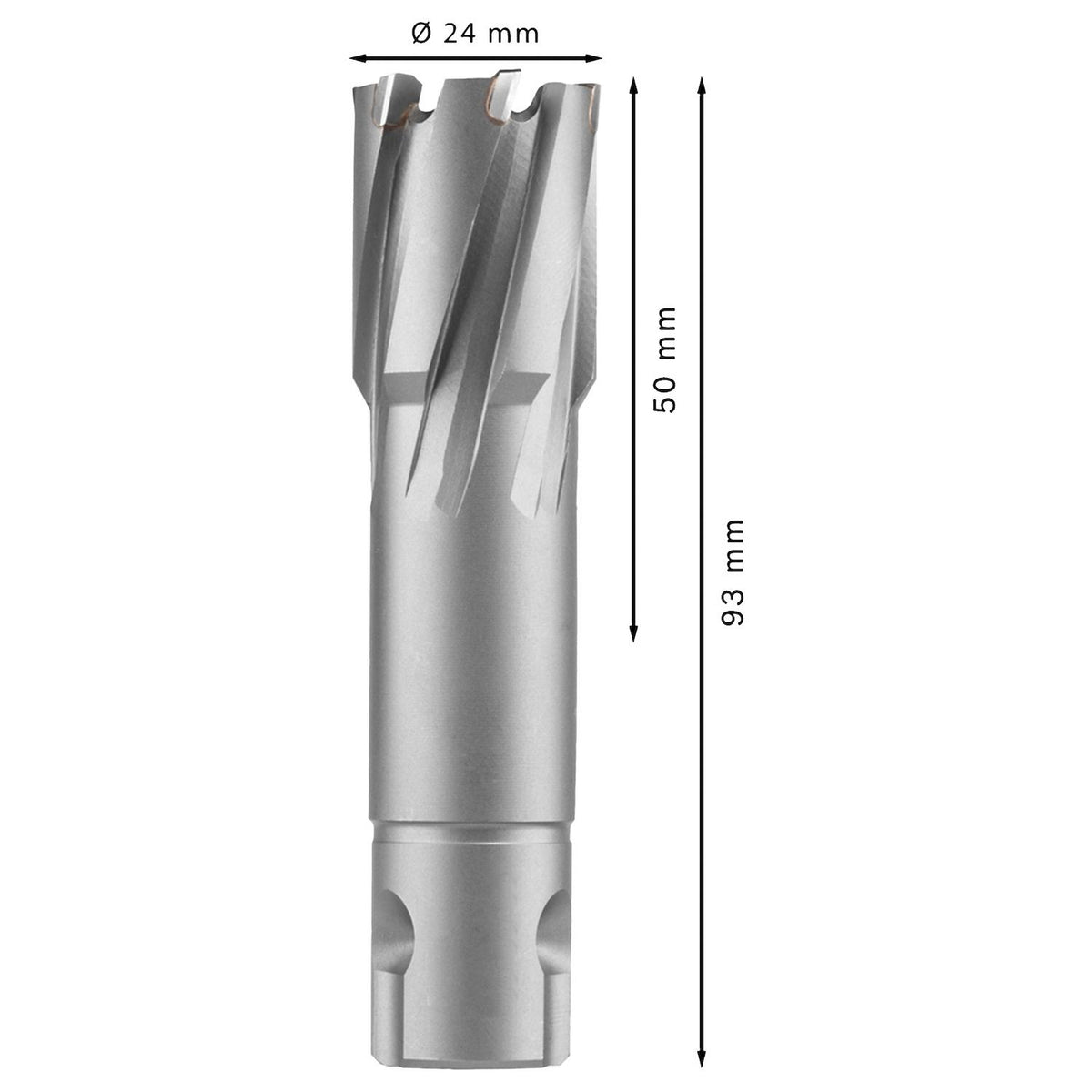 Broca Anular Bosch PRO TCT 24x50mm Carburo Tungsteno Weldon - Herram.cl