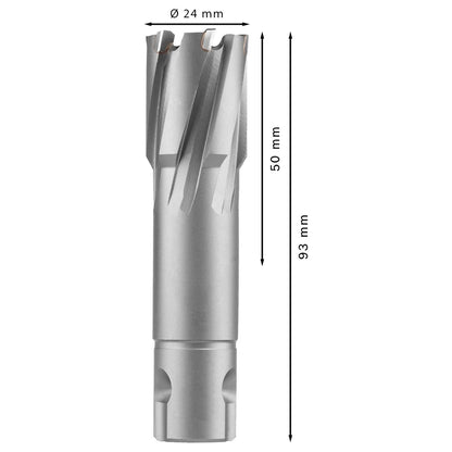 Broca Anular Bosch PRO TCT 24x50mm Carburo Tungsteno Weldon - Herram.cl