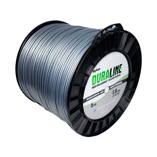 Rollo Nylon Redondo Ø 3,0mm x 282m - Duraline - Herram.cl