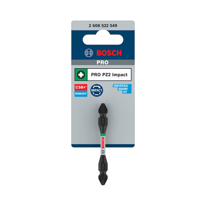 Punta Doble PRO Impact PZ2x65mm - Bosch - Herram.cl