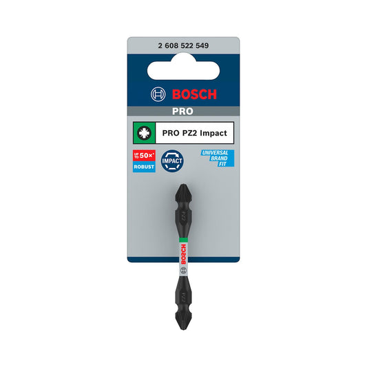 Punta Doble PRO Impact PZ2x65mm - Bosch - Herram.cl