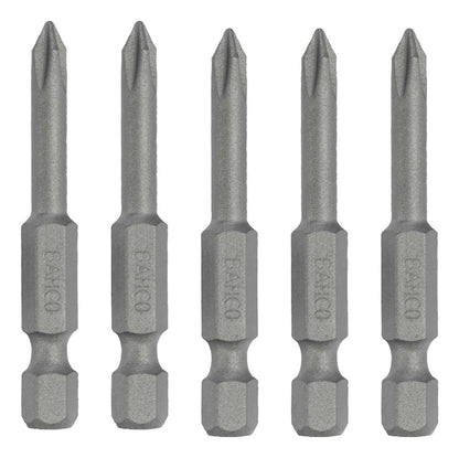 Pack 5 Puntas PH2 - 50mm - Bahco - Herram.cl
