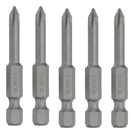 Pack 5 Puntas PH2 - 50mm - Bahco - Herram.cl