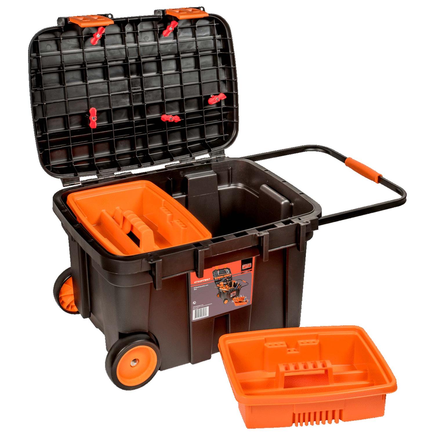 Kit Caja Baúl 78 L + Caja Plástica 27 L - Bahco - Herram.cl