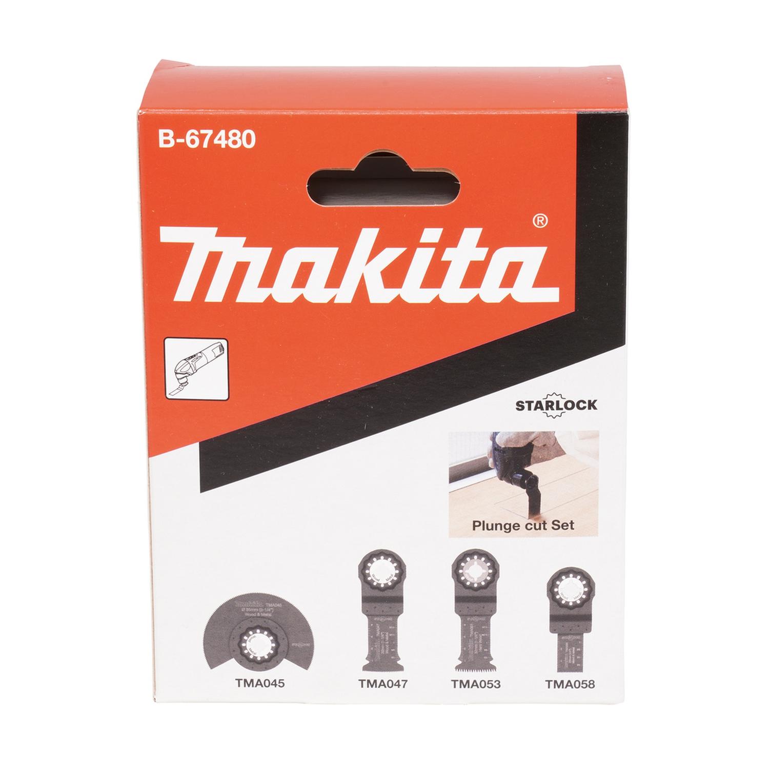 Set Multi Tool Starlock montaje 4 Pzas. - Makita - Herram.cl