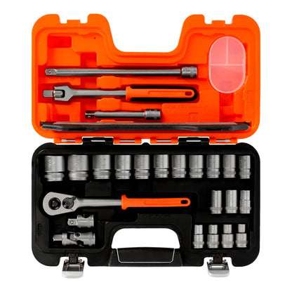 Juego de Dados Con Cuadrante de 1/2'' 24 Pzas - Bahco - Herram.cl