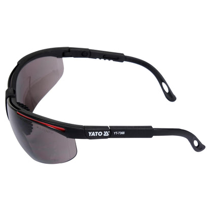 Lentes de Seguridad Gris Yato YT-7368 Policarbonato UV - Herram.cl