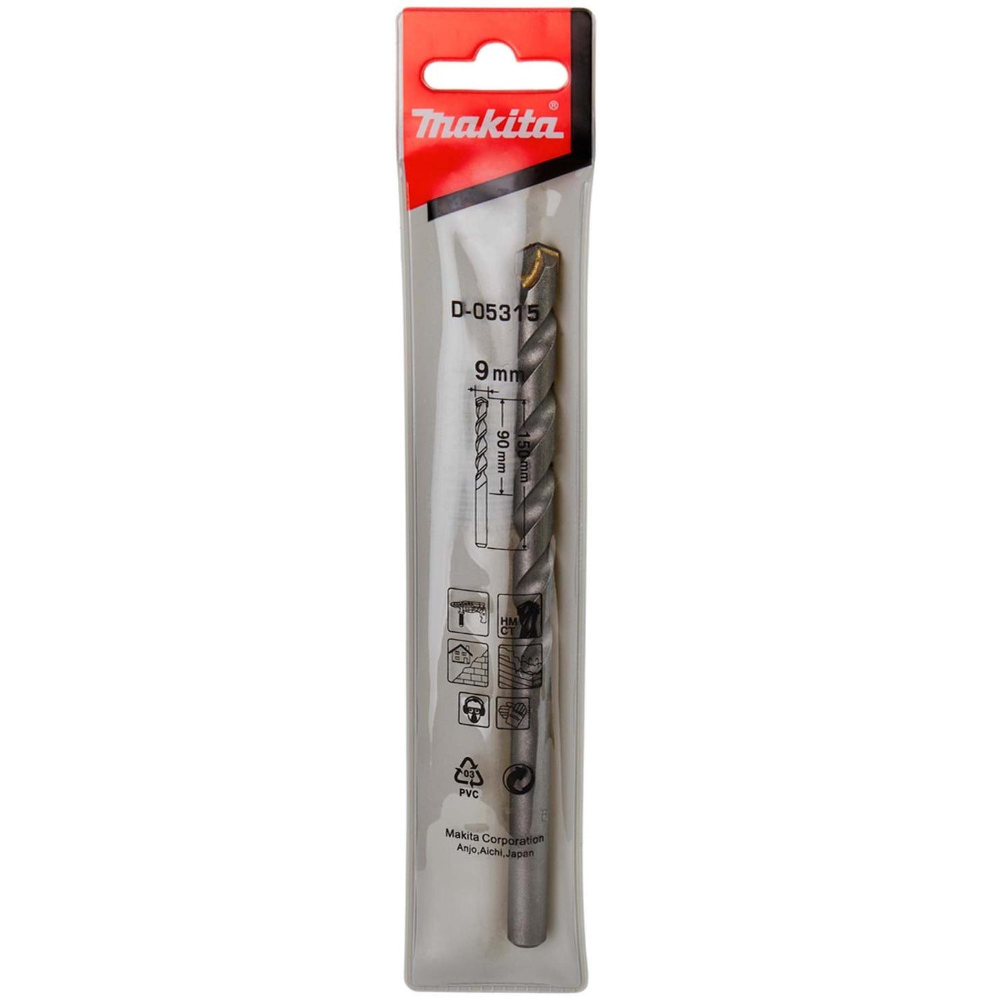 Broca Para Concreto 9x150mm - Makita - Herram.cl