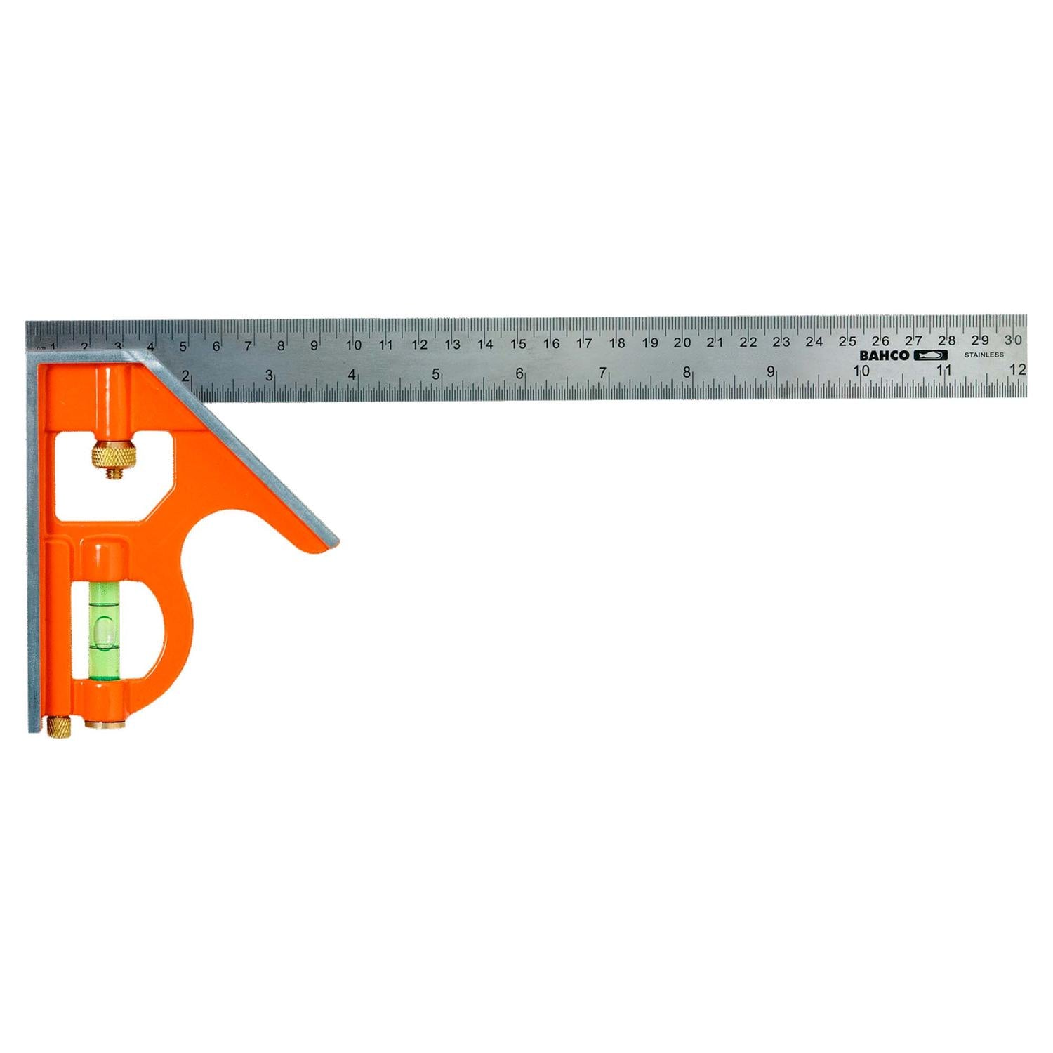 Escuadra combinada con trazador metálico 300mm CS300 - Bahco - Herram.cl