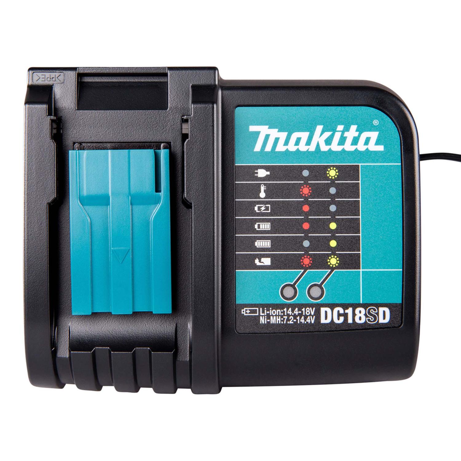 Cargador de baterías 18 V LXT DC18SD (Caja) - Makita - Herram.cl