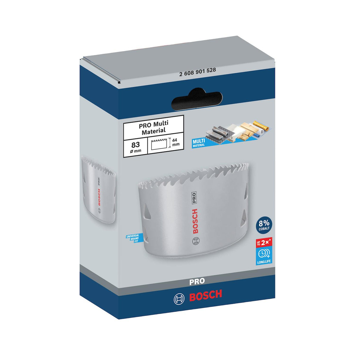 Sierra Copa PRO Bosch Multi Material 8% Co Ø83mm (3-1/4'') - Herram.cl