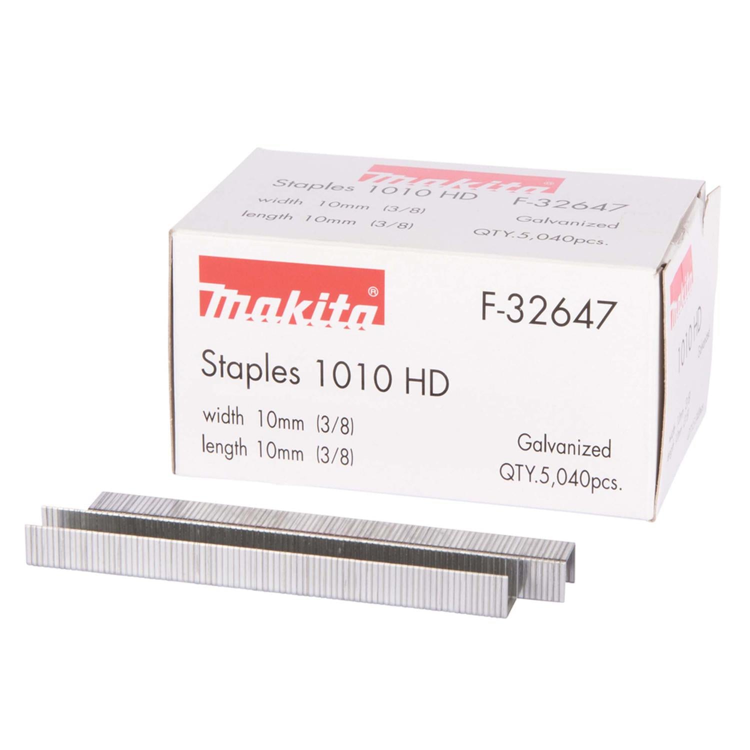 Grapa Galvanizada Calibre 23 10x10mm 5.040 Und. - Makita - Herram.cl