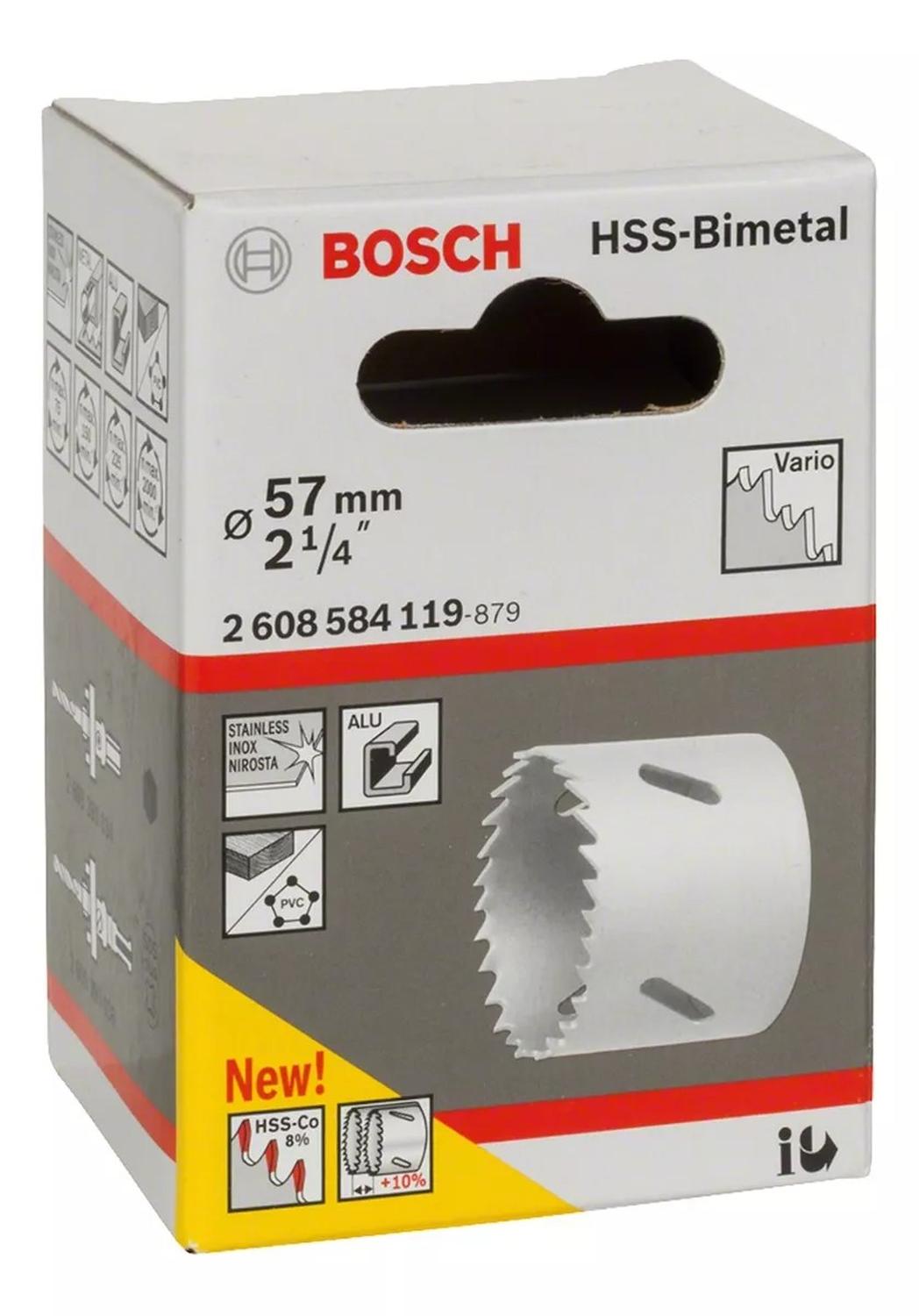 Sierra Copa Bim + 8% Co 57mm (2 1/4'') Bosch - Herram.cl