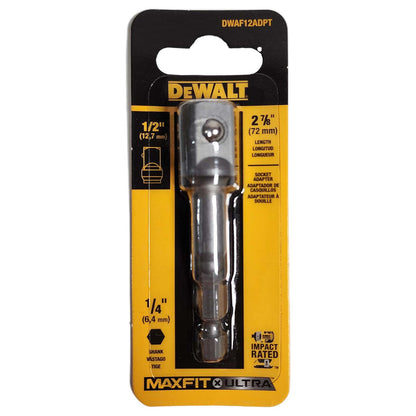Adaptador Cuadrante Maxfit - Ultra 1/2''x65mm - DeWALT - Herram.cl