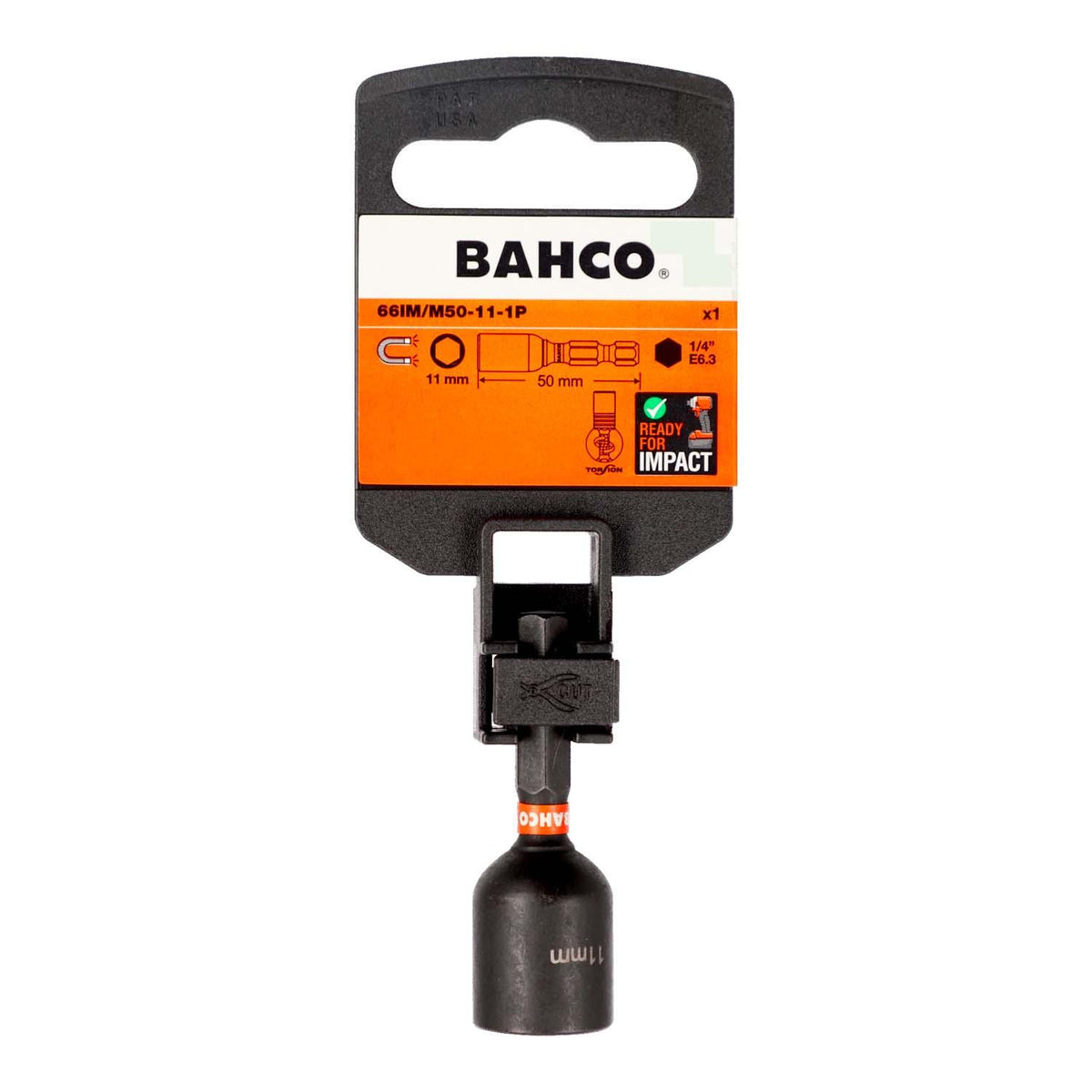 Vaso magnético de impacto 11x50mm - Bahco - Herram.cl