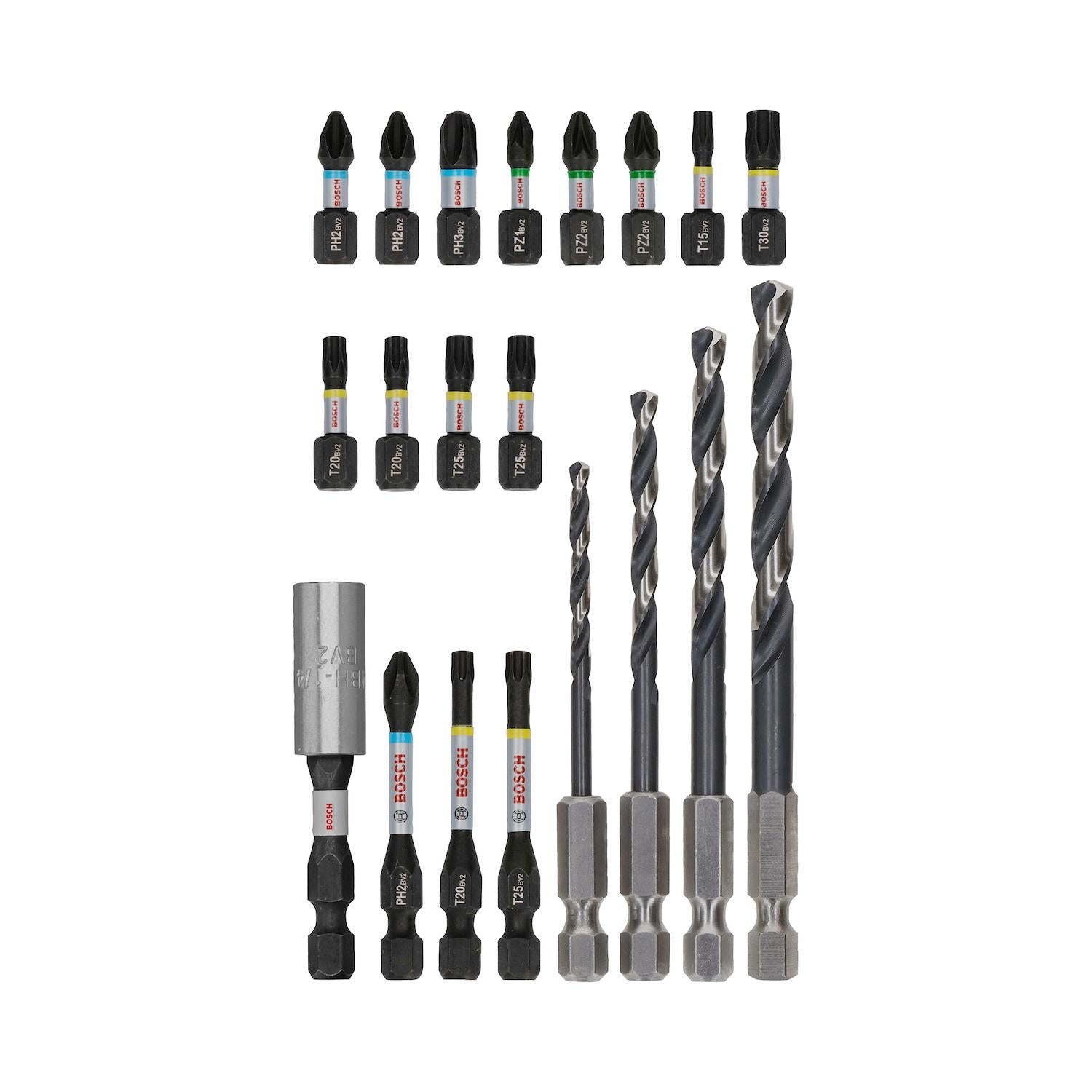 Kit Puntas y Brocas Metal PRO Impact 20 Pzas - Bosch - Herram.cl