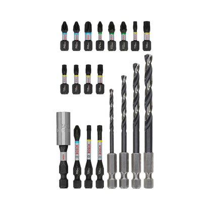 Kit Puntas y Brocas Metal PRO Impact 20 Pzas - Bosch - Herram.cl