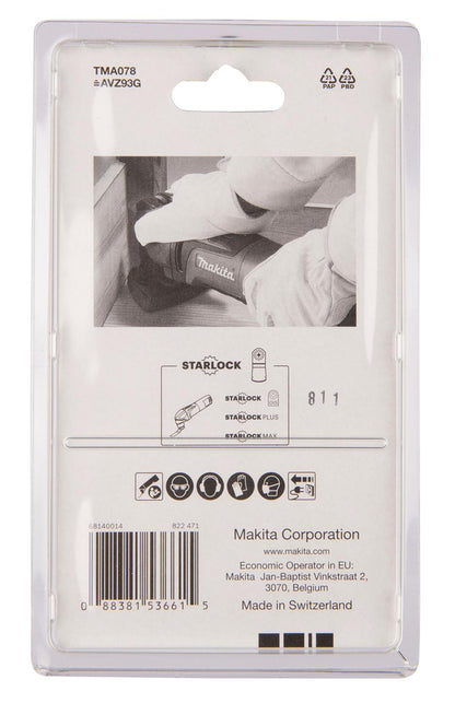 Soporte Para Lija con Velcro Toma Starlock - Makita - Herram.cl