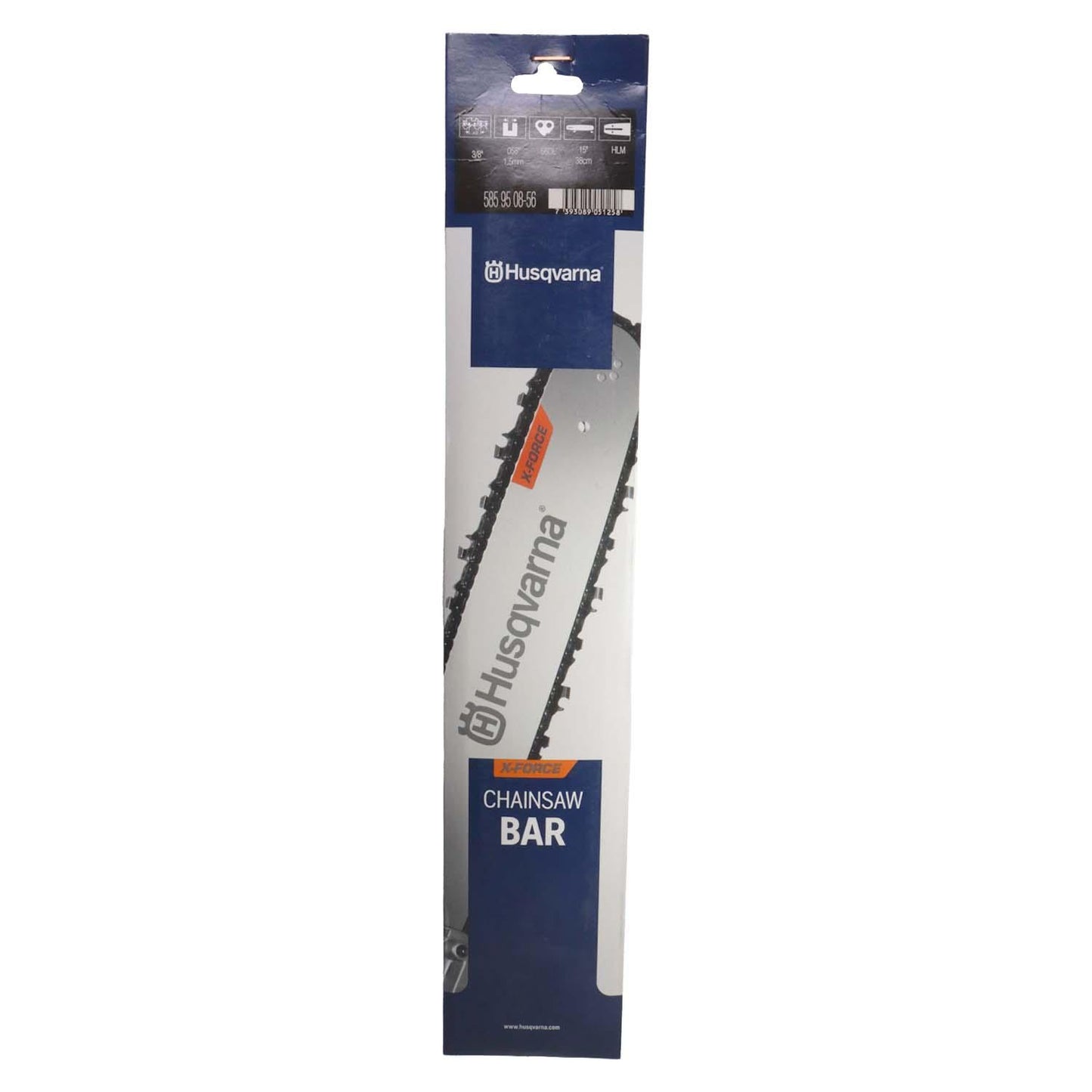 Espada Laminada X - FORCE 15'' 3/8'' 1,5mm 56DL - Husqvarna - Herram.cl