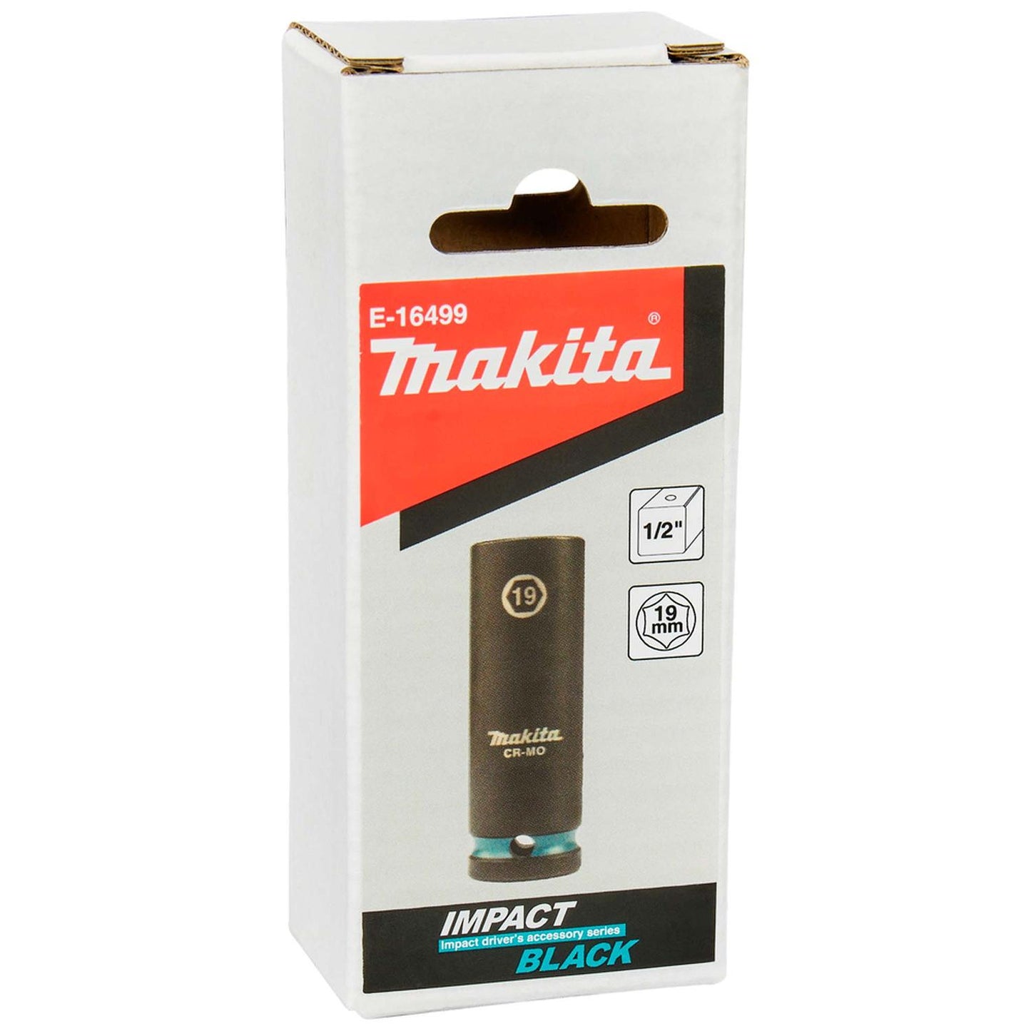 Dado De Impacto Largo 1/2'' 19mm Impact Black - Makita - Herram.cl