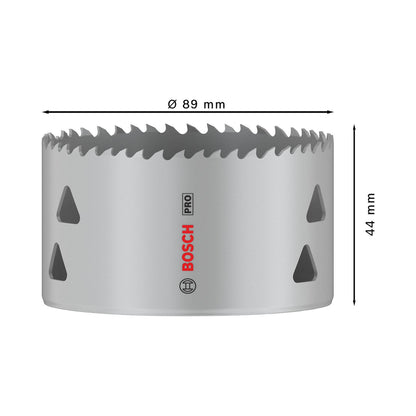 Sierra Copa PRO Bosch Multi Material 8% Co Ø89mm (3-1/2'') - Herram.cl