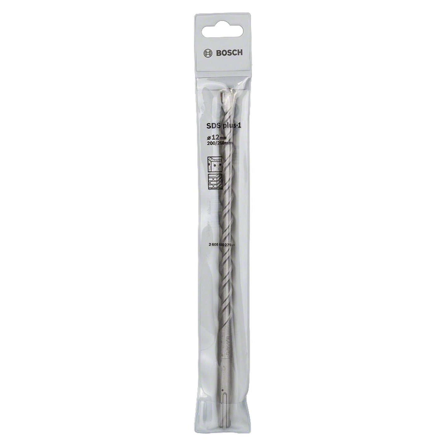 Broca SDS - Plus - 1 - 2 aristas - 12x200x260mm - Bosch - Herram.cl
