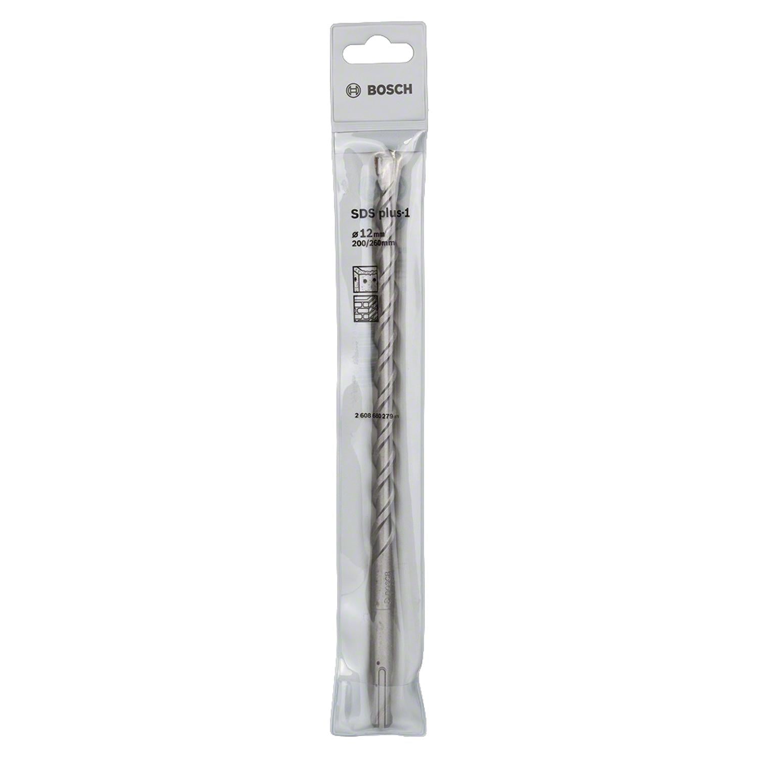 Broca SDS - Plus - 1 - 2 aristas - 12x200x260mm - Bosch - Herram.cl