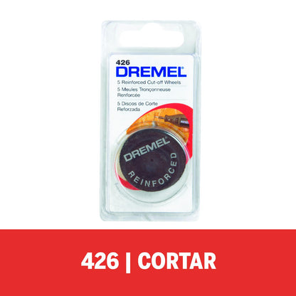 5 Discos Reforzado De Corte 31,8 x 1,1mm (426) - Dremel - Herram.cl