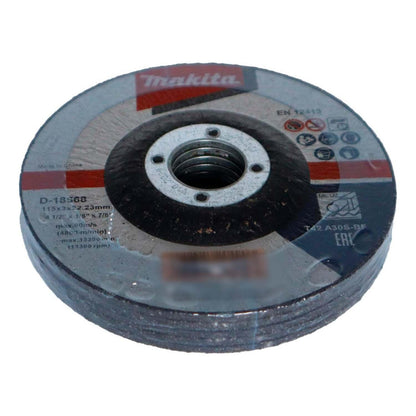 Pack 5 Discos Corte Metal Centro Deprimido 4 1/2''x 3mm - Makita - Herram.cl