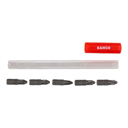 Puntas en depósito tipo bolígrafo PH2x25mm, 5 Pzas - Bahco - Herram.cl