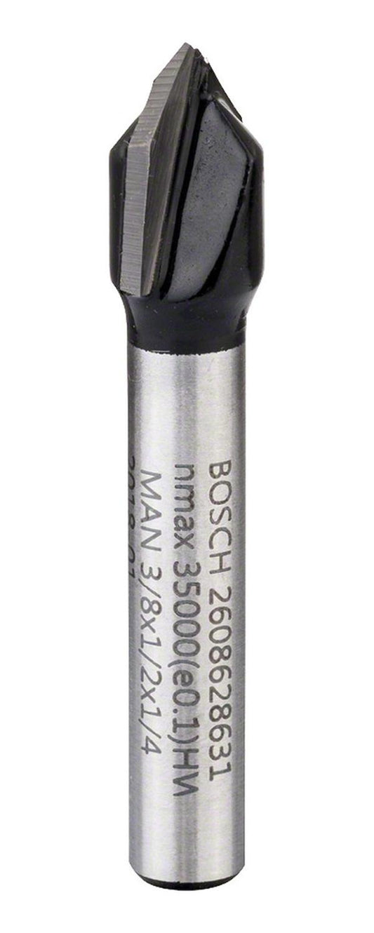 Fresa De Ranurar En V 1/4, 90°, D 9,5mm, L 12,4mm - Bosch - Herram.cl