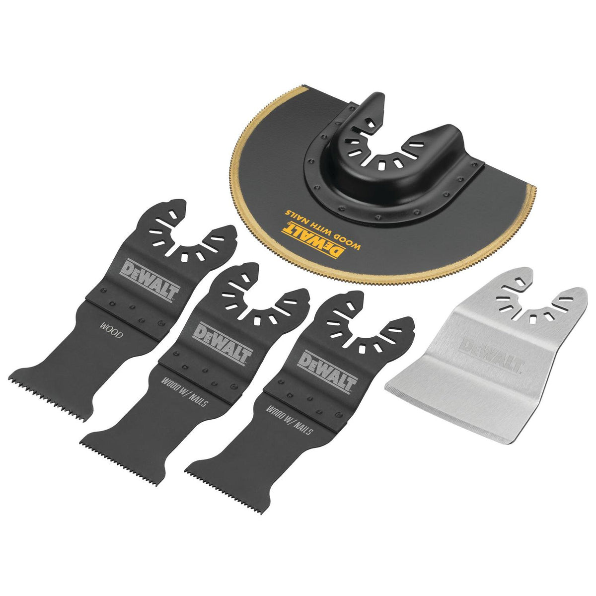 Kit De Accesorios Oscilantes Para Multiherramienta 5 Piezas - DeWALT - Herram.cl