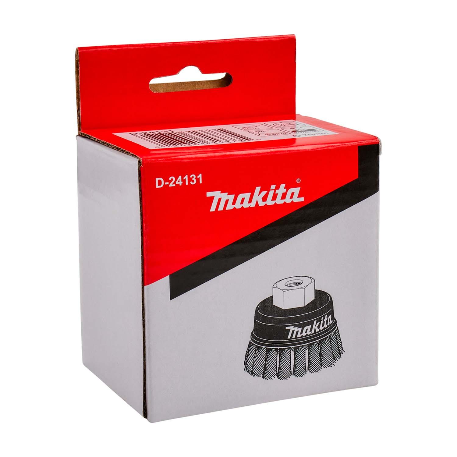 Grata Copa Trenzada (3'') 75x0,5mm / M14 - Makita - Herram.cl