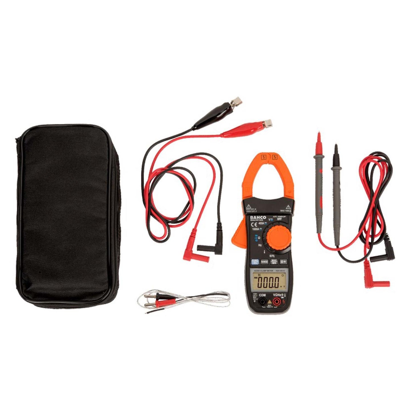 Pinza amperimétrica digital True RMS 1000 A CA/CC - Bahco - Herram.cl