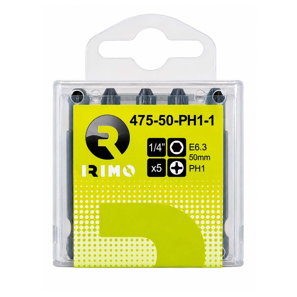 Puntas De Atornillar Phillips PH1x50mm 5 Pzas - Irimo - Herram.cl