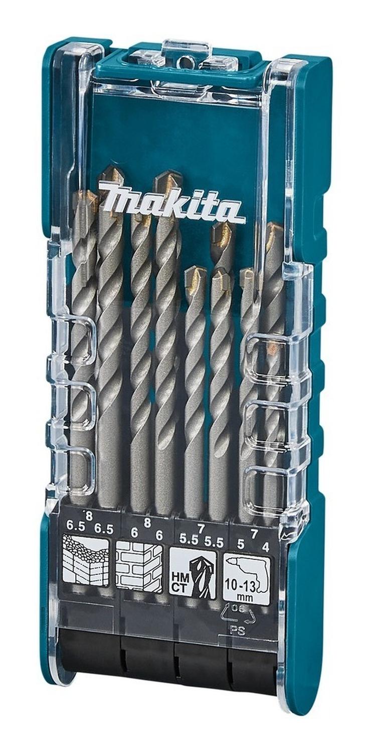 Set Brocas para Concreto TCT (4 - 8mm) 12 Pzas - Makita - Herram.cl