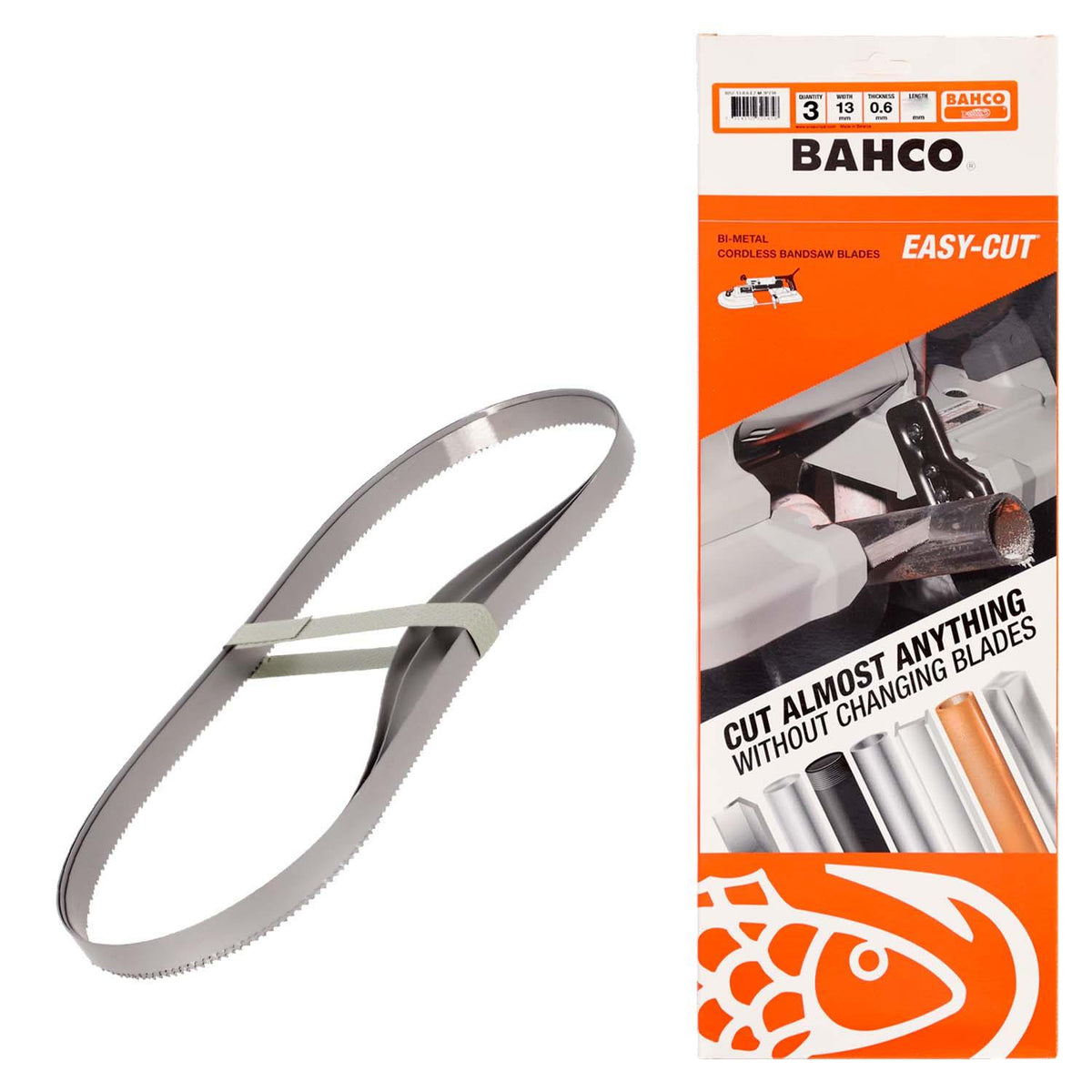 Pack 3 Hojas de Sierra Cinta Easy-Cut 690mm (M) - Bahco - Herram.cl