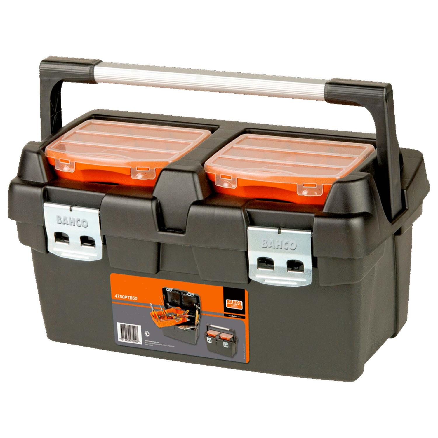 Kit Caja Baúl 78 L + Caja Plástica 27 L - Bahco - Herram.cl