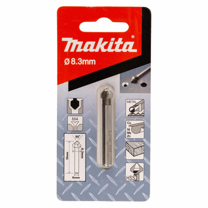 Broca Avellanadora 90° HSS 8.3x50mm Metal - Makita - Herram.cl