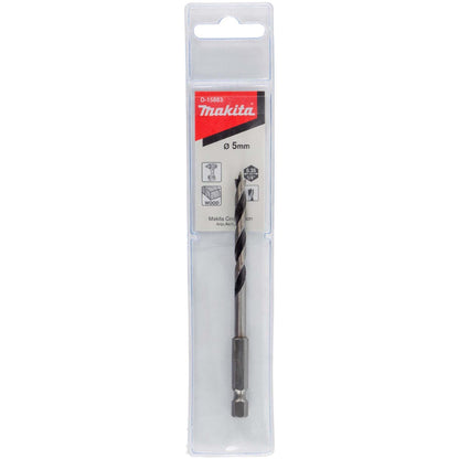 Broca Para Madera 5x100mm (Toma Hex. 1/4'') - Makita - Herram.cl