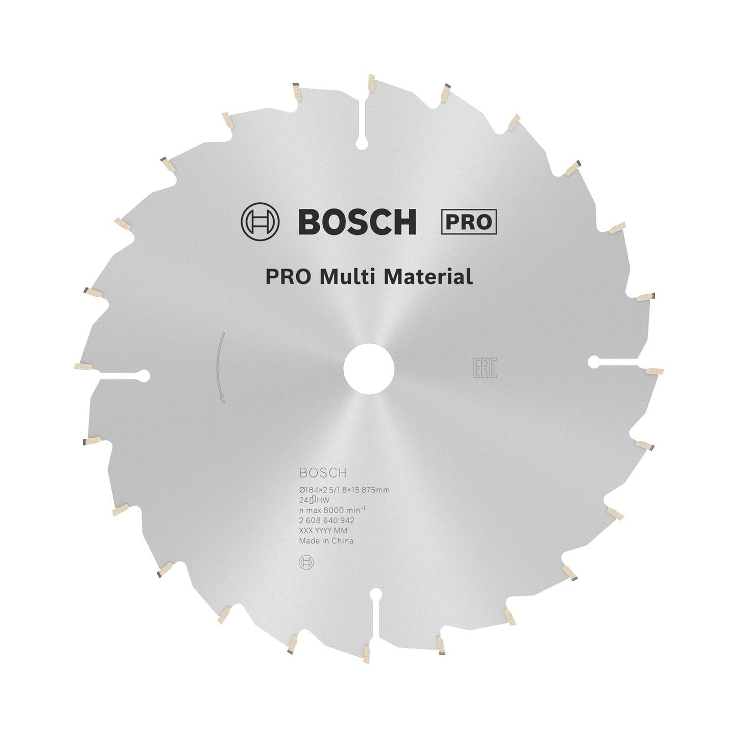 Disco De Sierra PRO Multi Material 7 - 1/4''x5/8'' 24 D - Bosch - Herram.cl