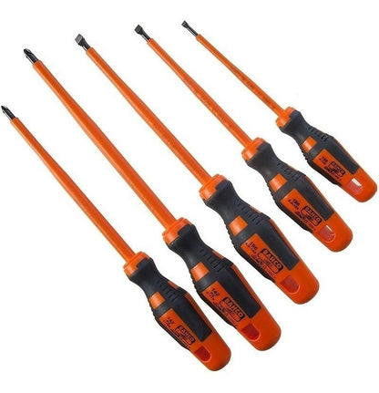 Set 5 Destornilladores Aislados 1000v - Bahco - Herram.cl