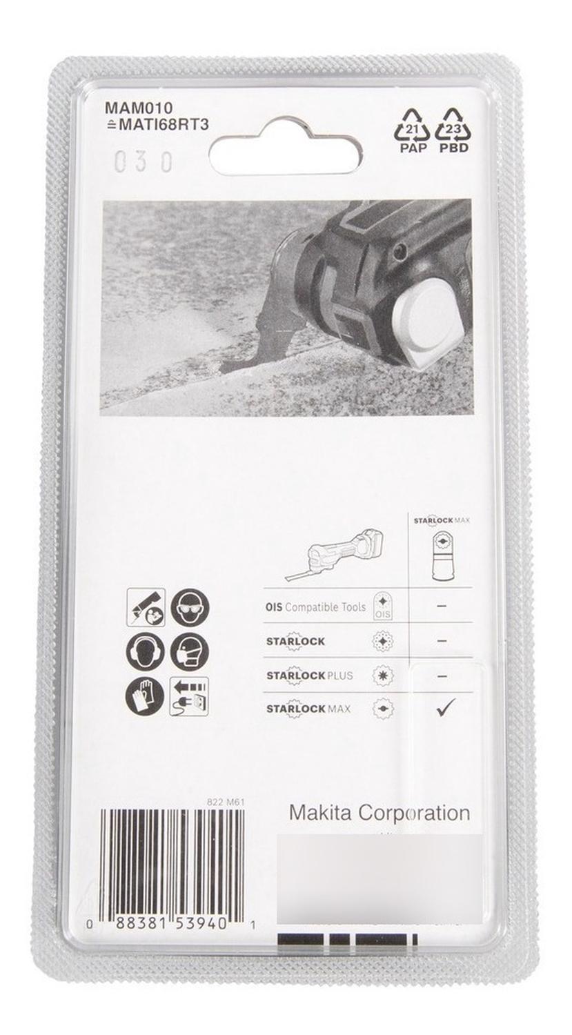 Hoja De Imersion Segmentada 68mm Starlock Max - Makita - Herram.cl