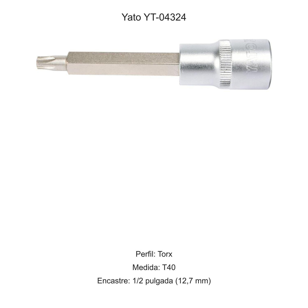 Dado Punta Torx T40 1/2'' 100mm Yato YT-04324 - Herram.cl